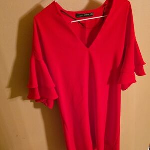 Zara Vibrant Red Dress
